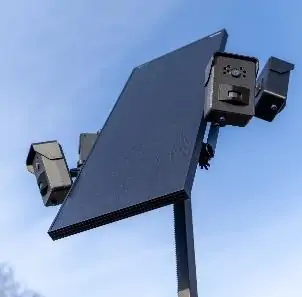 Commercial PTZ CCTV camera system for property security UK