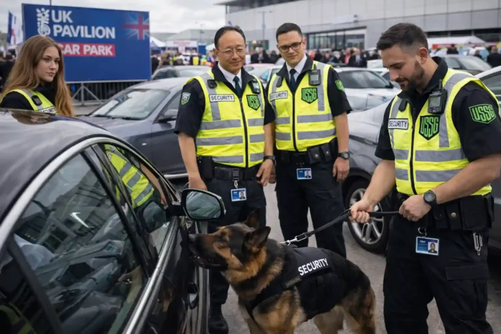 Security Guarding Services UK with professional security guards on site providing 24/7 protection