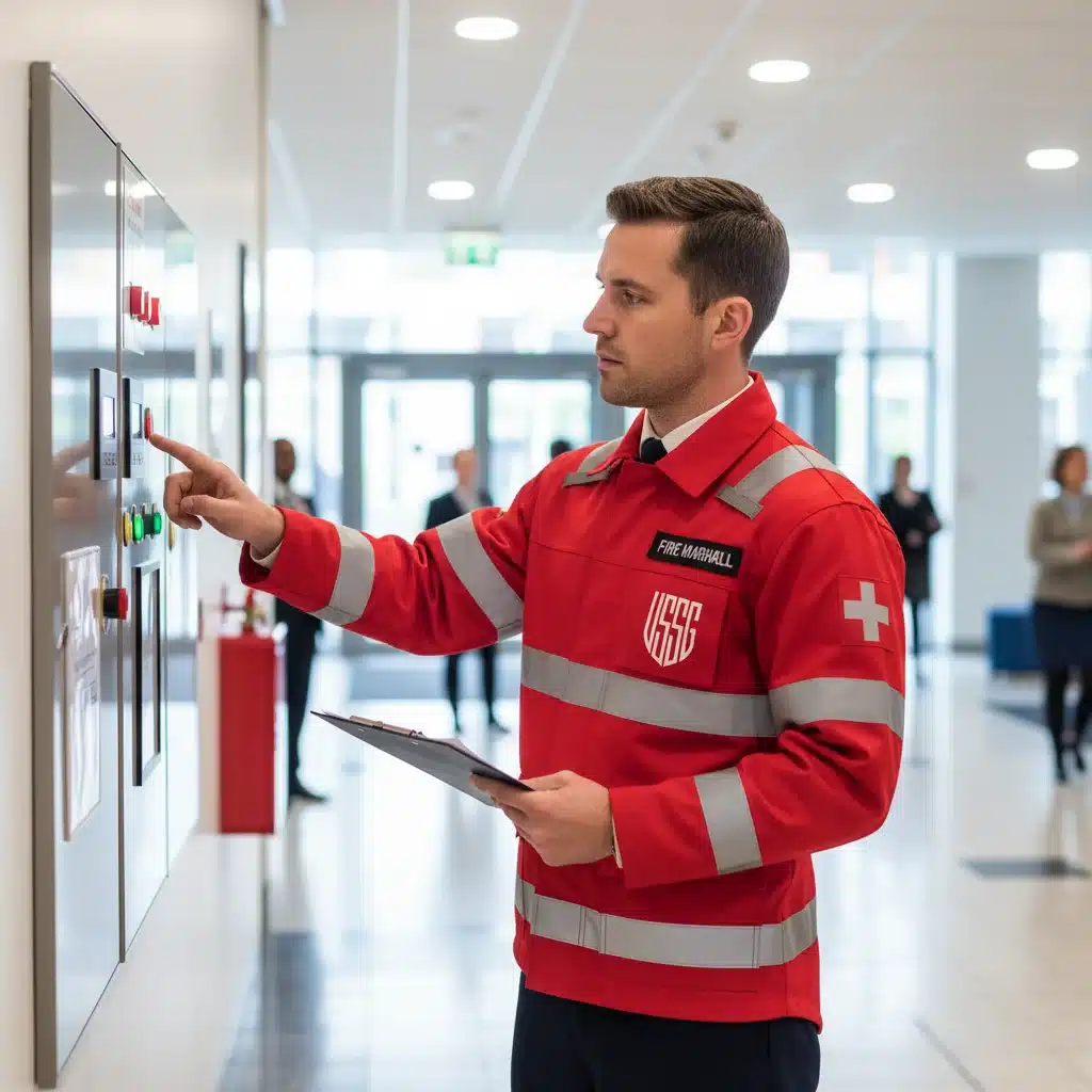 Waking Watch Services UK by USSG providing fire marshal and 24/7 safety monitoring for buildings