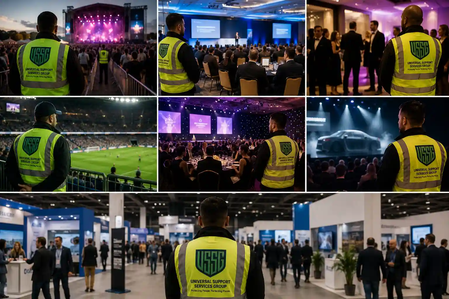 Professional event security supporting festivals, corporate events, exhibitions, concerts and sporting events across the United Kingdom.