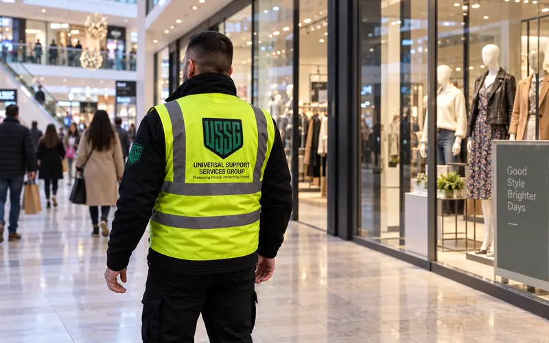 Security officer at retail premises